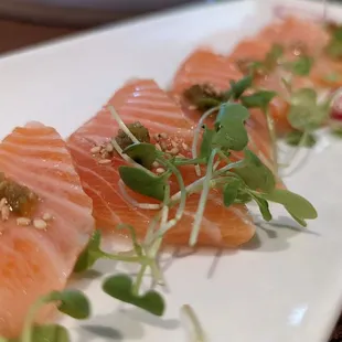 Yuzu Salmon Sashimi