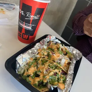 Mixed tacos shrimp, chicken, and steak