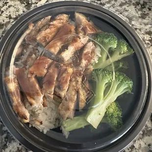 Chicken Veggie bowl.