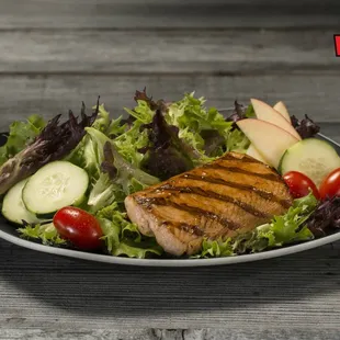 grilled fish, food