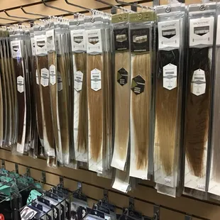 Tape in hair extensions