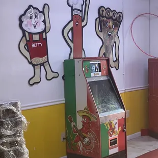 Where you can exchange money for tokens to play in the arcade