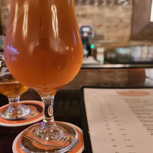 Horror Frost, and a sample of their weekly limited release. Frangelico Parts Unknown (cherry) Sour.