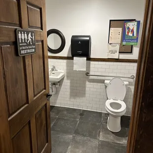 Unisex bathrooms