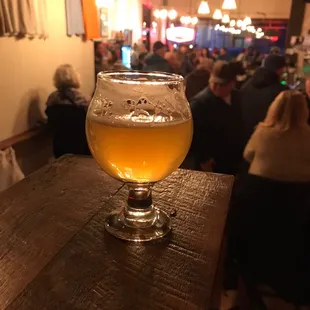 Brew with a view of the inside.