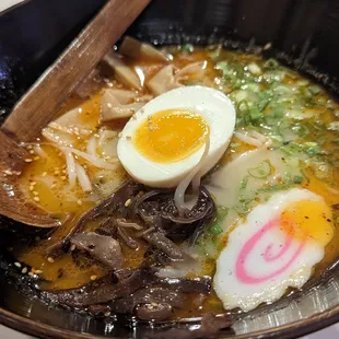 Spicy garlic ramen