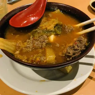 Kimchi soup