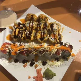 sushi and sashimi, food