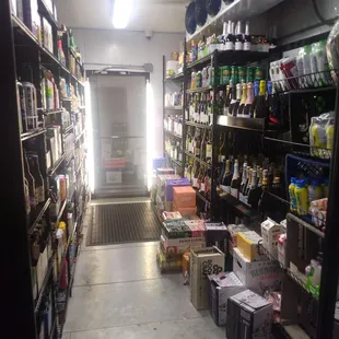 the aisle of a store