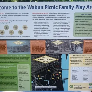 Informational sign.