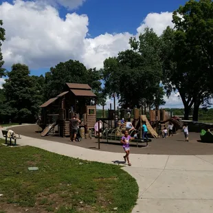 The playground is great for the kids so many things forf them to do