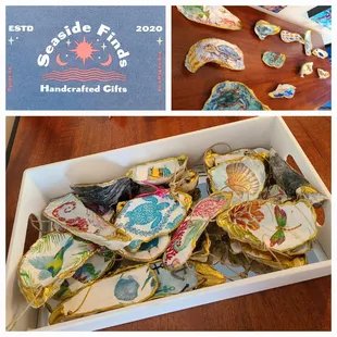 Decoupage Shells