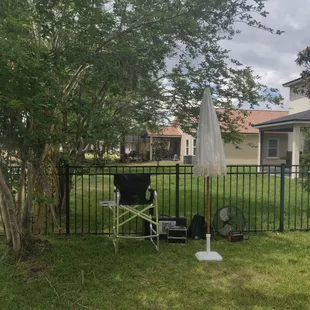 Setting up face painting area