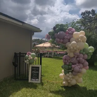 Beautiful balloon arch