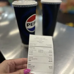 Snack bar / fountain drinks