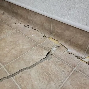 Floors falling apart