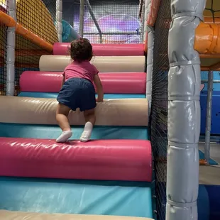 One of the climbing areas