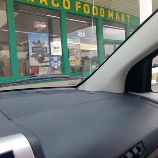 the interior of a car