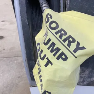 Vandals took the handles