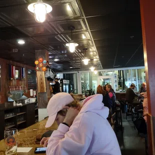 brew house view from my corner bar seat