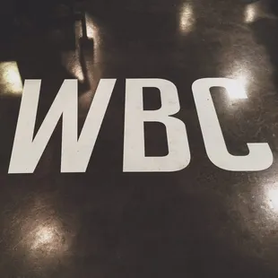 Logo on the floor as you walk in. Unfortunate acronym.