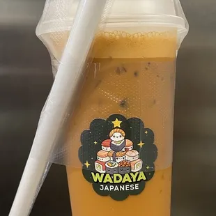 Thai Milk Tea with Tapioca Pearls