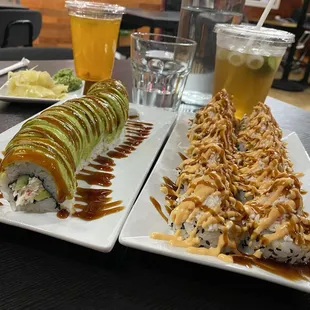 sushi, sashimi, sushi and sashimi, food