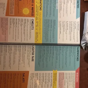 New and nice and clean menus