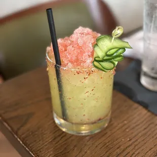 The tequila drink was delicious !