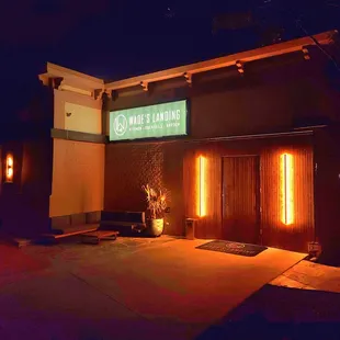 Front entrance door, hostess right inside. Wade's Landing Rockwall, TX