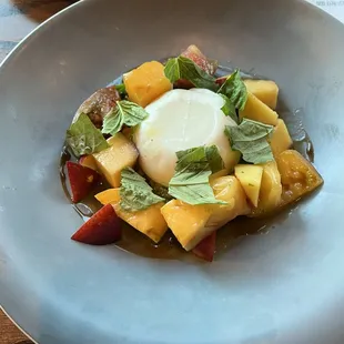 Peach Burrata