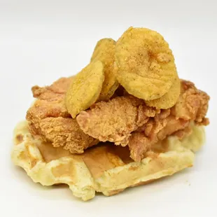 Chicken and waffles