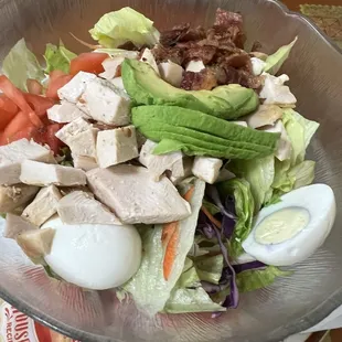 Cobb salad w/ blue cheese dressing