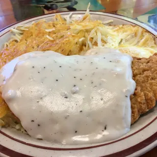 Country Fried Steak & Eggs