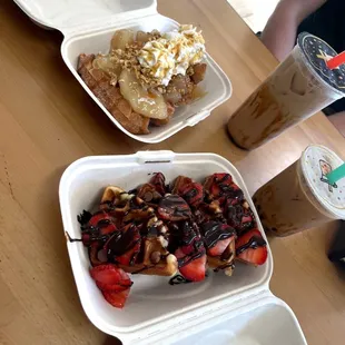 Apple Pie Crunch Belgian Build Your Belgian (custom waffle) Tiger Boba