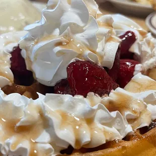Strawberry Waffles