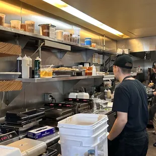 interior, sushi and sashimi