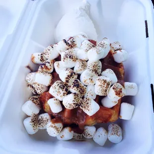 S'mores waffle!