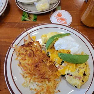 California Omelette and biscuit