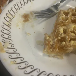 Hair in waffle