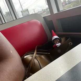 She heard me say all All-Star Special Breakfast and she popped up.