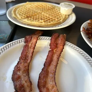 Kid's Waffle with Bacon