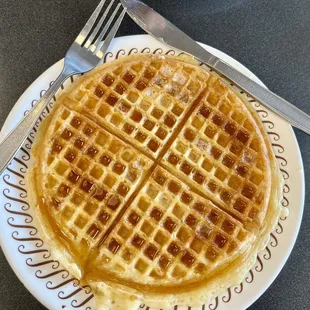 Waffle Single (actually part of the All-Star Special Breakfast)