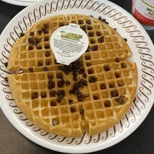 Chocolate chip waffle