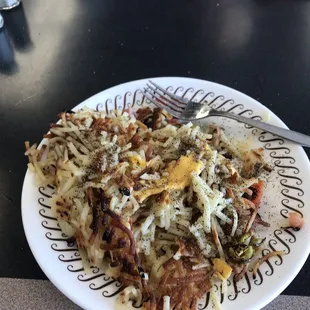 Hashbrowns smothered covered...you name it
