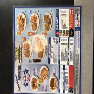 the menu