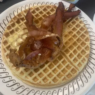 8&quot; waffle &amp; bacon