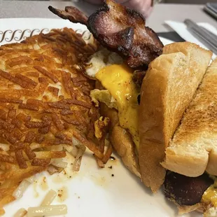 Bacon Egg and Cheese Melt