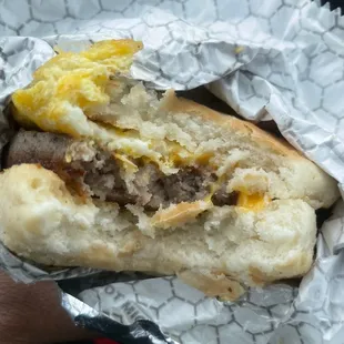 The Sausage Egg &amp; Cheese sandwich is my favorite. Wish they were in California.