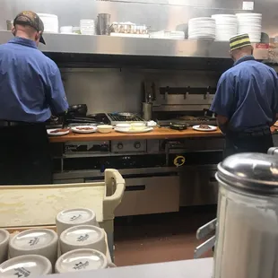 the cooks are making magic happen.